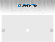 Tablet Screenshot of centralcoastwelding.com